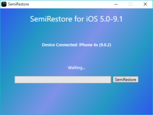 semi restore ios 91