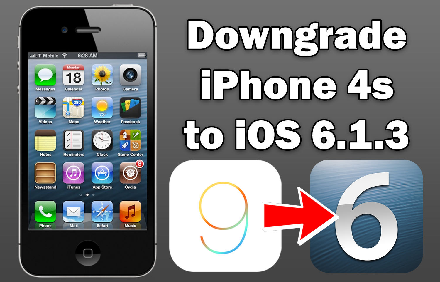 How To Downgrade Iphone 4s From Ios 9 To Ios 6 1 3 Without Shsh Blobs Ipodhacks142